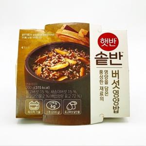 씨제이 햇반 버섯영양밥 솥밥 200g 18개