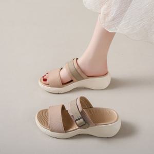 1+1 PURETON 여성 웨지힐 샌들 여름 샌들 발편한 데일리 슈즈