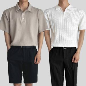 남자 카라티 반팔티셔츠 50종 남성 여름 니트 피케이 PK 머슬핏 오버핏 빅사이즈 2XL 3XL 4XL