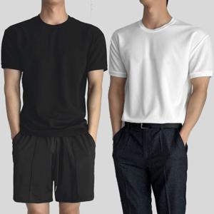 남자 머슬핏 반팔티셔츠 50종 남성 쿨링 카라티 민소매 나시 긴팔티 여름 니트 짐웨어 헬스복 빅사이즈