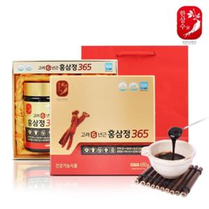 고려 6년근 홍삼정 365 2병(480g) 홍삼진액 액기스 농축액 선물세트 + 전용 쇼핑백 증정
