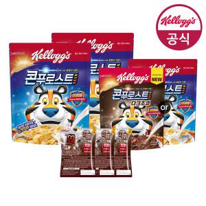 시리얼 콘푸로스트 600g x 2개 + (콘푸로스트 600g or 다크초코 550g) 택1 + 쿠키앤크림 90g