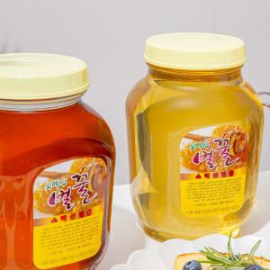 국내산 소백산 벌꿀 2.4kg 아카시아꿀/잡화꿀 Best 사양꿀 (유리병)