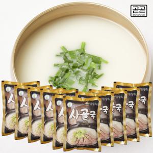 직접끓인 진국 한우 사골곰탕 400gx10 횡성직송사골국 어머니 정성으로 가마솥에서 푹 곤 곰국