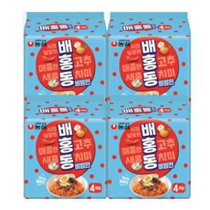 배홍동 비빔면 137g X 4입 4개(총16개)