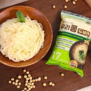 2개 구매시 할인) 100g당 17kcal 바로먹는 두부면 180g x 5팩 해썹인증
