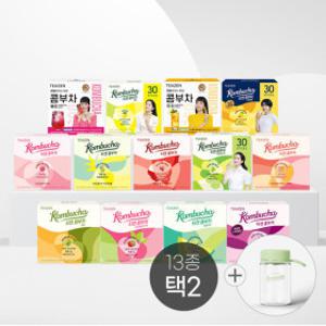 티젠 신상 콤부차 30스틱X2박스 택2 보틀증정 (총60스틱) / 정상가 42.000원