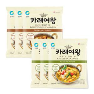 카레여왕 분말 6개(마늘양파3개+치즈코코넛3개)