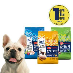 하림펫푸드 건강맞춤 밥이보약 강아지사료 간식모음 하루양갱 덴탈껌 + 샘플100g 증정(랜덤)