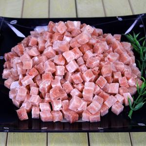 (신선집중) 국내산 한돈 냉동 뒷다리살 (카레용 짜장용) 300g X 3팩 볶음밥용 고기 1cm1cm (총 900g)