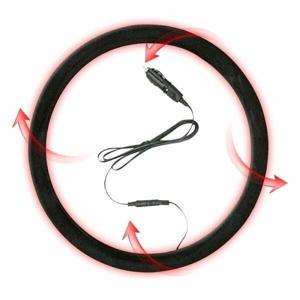 열선내장핸들커버 12V 전기 가열 자동차 핸들 커버 미끄럼 방지 스티어링 휠 히터 핸드 워