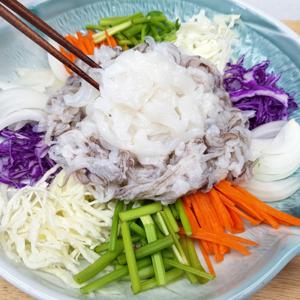 한치물회 2인분 밀키트(몸통살200g) 수제소스+야채