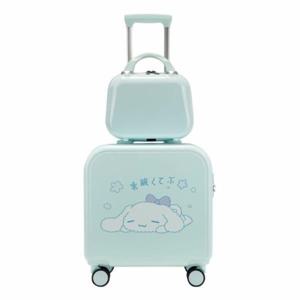 Lucky box 시나모롤 산리오 하드 여행 가방 기내용 캐리어 레디백