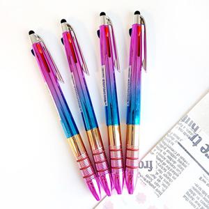 스마트폰 태블릿 터치 0.7mm 3색 삼색 터치펜 3종 얇은 슬림 터치펜 삼색볼펜 멀티펜 학생 단체 선물