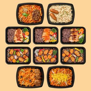 굿스푼 닭가슴살 도시락 6종 저당 두부면 파스타 4종 단백질 식단