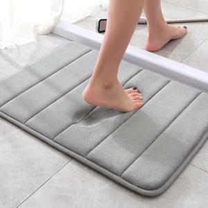 OMT 극세사 메모리폼 쿠션 발매트 욕실매트 60X40cm OB-FMF1 주방 화장실 거실 미끄럼방지 매트