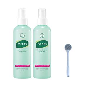 아크네스 퍼펙트 솔루션 바디 미스트 200ml x 2개 (+바디브러쉬 증정)