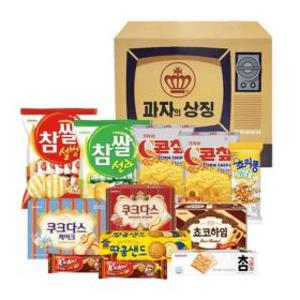 크라운제과 과자간식선물박스 레트로 TV 776g x 1세트 소비기한 25년 8월 11일