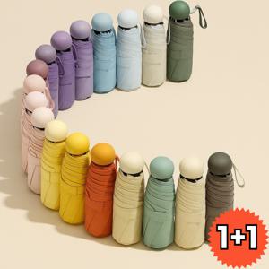 꾸르마켓 마카롱 캡슐 미니우산 자외선 차단 양우산 13개 색상 1+1 행사 중