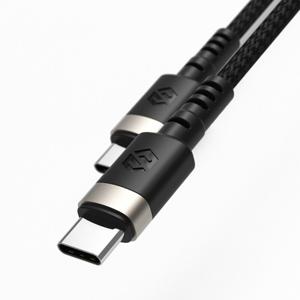 메탈 패브릭 C to C 고속충전케이블 65W PD 1.5M 타입C 스마트폰 충전기 내구성 케이블 IY-CABLE06