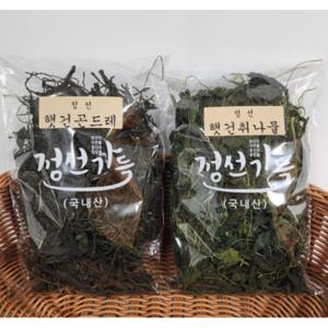 국산 강원도 정선 햇 건곤드레 건취나물  건다래순 말린 건모듬나물 100g 산뽕잎나물
