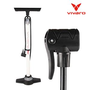 Vivaro 비바로 자전거 게이지 스탠드 펌프 화이트 자전거용품