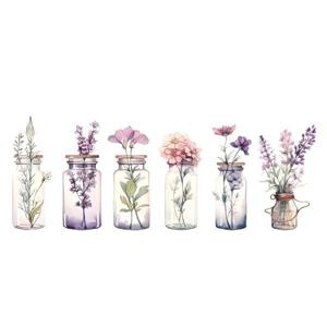 야생화 코스모스 창문 주방 욕실 포인트 인테리어 스티커 플랜테리어 데코시트지 사은품 증정