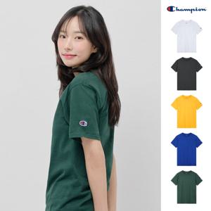 챔피온 남녀공용 기본 반팔 무지 티셔츠 T425