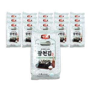 (신선집중) 광천 도시락김 / 진짜 맛있는 해달음 광천 재래김 / 4g x 32봉