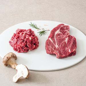 1+한우 목심 국거리 300g