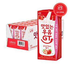 맛있는우유GT  딸기우유 190ml 24팩