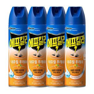 에프킬라 모기약 내추럴후레쉬(오렌지향) 500ml 4개