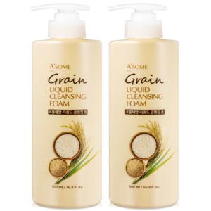 대용량 폼클렌징 곡물세안 클렌징폼 500ml 2개