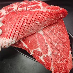 황학고기 칼집넣은 소목등심 500g 제수용 국거리용 구이용 / 호주산 곡물등급