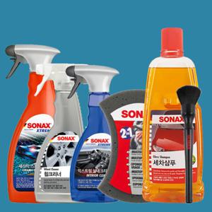소낙스 세차샴푸/휠크리너/패드/버킷/세정제/코팅제 모음전
