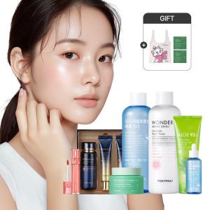 (+15%쿠폰)토니모리 쿨링 진정 위크 82%(모찌토너/히알루론산 앰플/알로에 수딩젤)