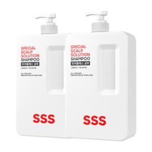 1+1 1350ml 트리플에스 탈모완화샴푸 비오틴 두피케어 약산성 기능성화장품