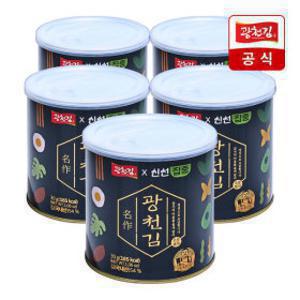 (신선집중) 광천김X신선집중 프리미엄 명작 재래 캔김 30g x 5캔