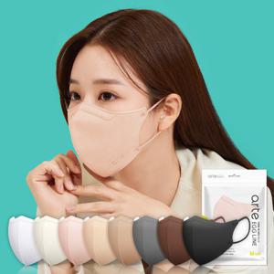 아르떼 KF94 새부리형 국산 컬러 마스크 식약처인증 중형 대형 키즈 초초소형 50매