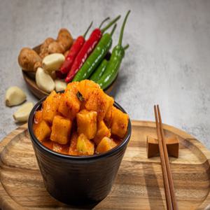 원 전라도식 깍두기 10kg/국산무우 맛있는 무김치 식당용 /30개만 이가격