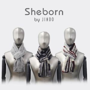 [진도 Sheborn]유색 밍크 링 머플러(K4W1AM63_)