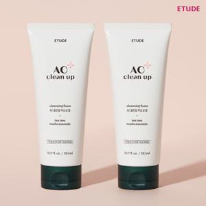 [에뛰드] AC 클린업 클렌징폼 150ml 2개