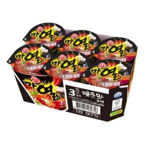 [오뚜기] 마열라면 소컵 6입 / 4박스