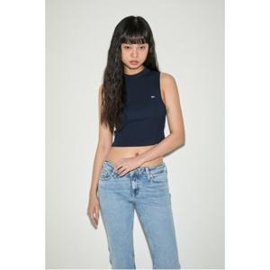 [공식][타미진스]크롭 모크넥 립 탱크 탑(T32E0TTO03TWT1C1G)