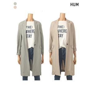 [HUM][HUM]여) 린넨라이크 롱자켓(FHNECJV551M)