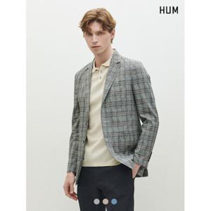 [HUM][HUM]남) 린넨 혼방 체크 자켓(HHPECJA137P)