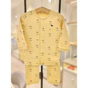 [블루독베이비8] FW24 멍멍도기내의 HJ (44A7005431) (BLUEDOG BABY 유아 출산 백일 선물 도트 강아지 내복