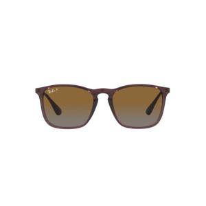 [레이반] 선글라스 RB4187F CHRIS 6593T5 TRANSPARENT BROWN 54