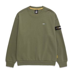 내셔널지오그래픽 N243USW901 스탠다드 벨룩스 맨투맨 F KHAKI