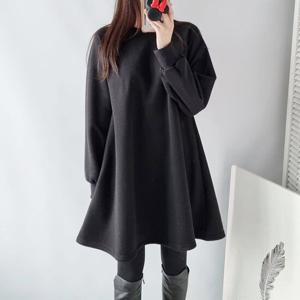 [아이우먼] 러블리긴팔플레어원피스 NSQ146M409 빅사이즈